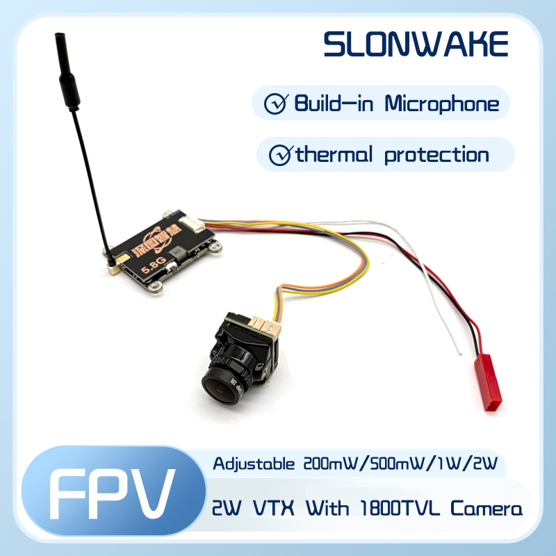 Fpv Drone Vtx - Transmissor VTX SLONWAKE 5.8G 56CH 2W