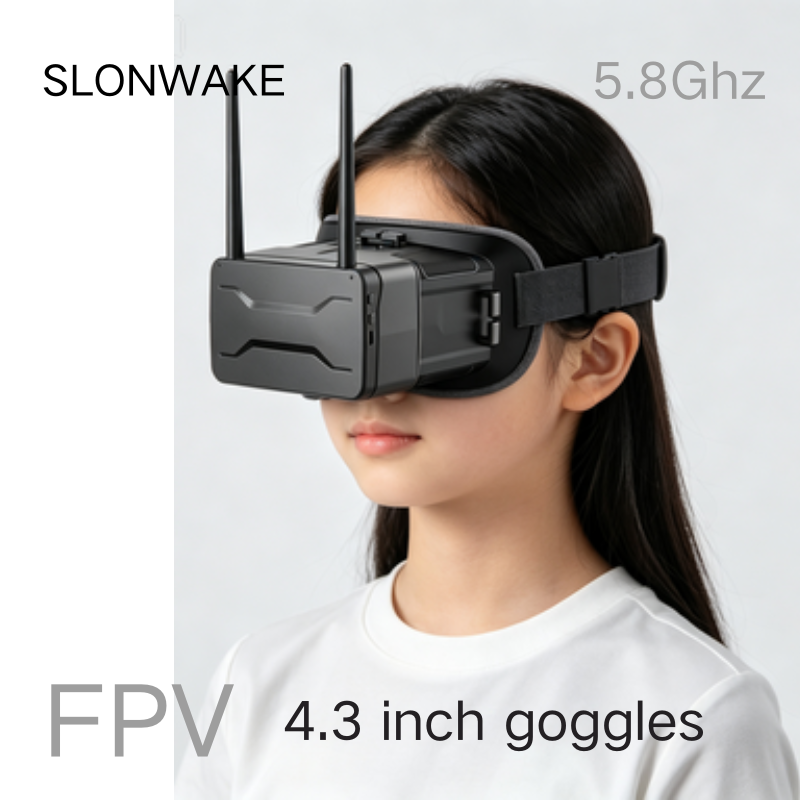 Fpv Drone Goggles - Óculos FPV 5.8G 4.3 Polegadas 480*272