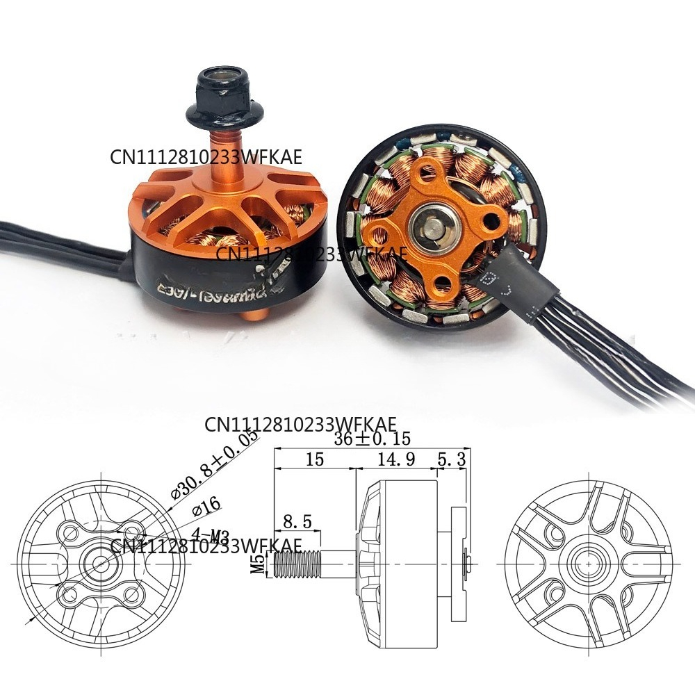 Motor YSido 2507 1800KV para d - Fpv Drone Motor avaliação e preço