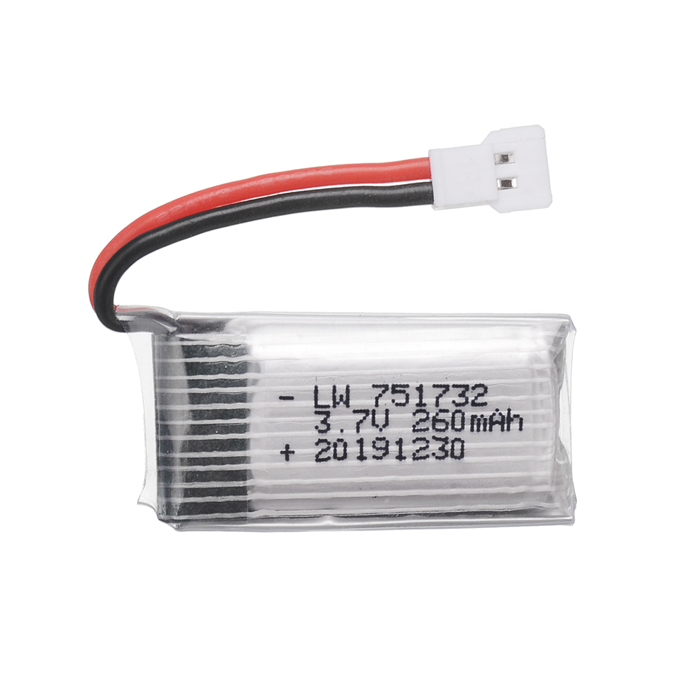 Bateria Lipo de 3,7 V e 260 mA - Eachine Drone E010 avaliação e preço