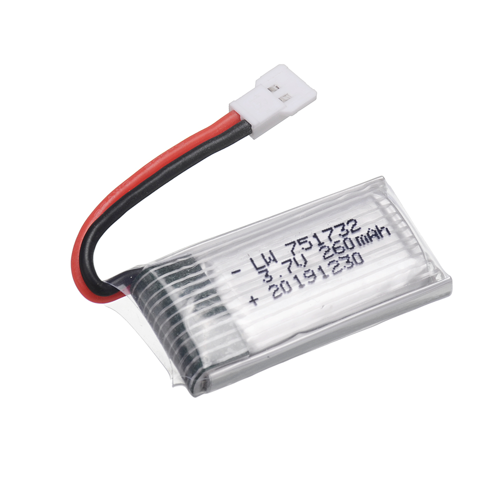 Bateria Lipo de 3,7 V e 260 mA - Eachine Drone E010 avaliação e preço